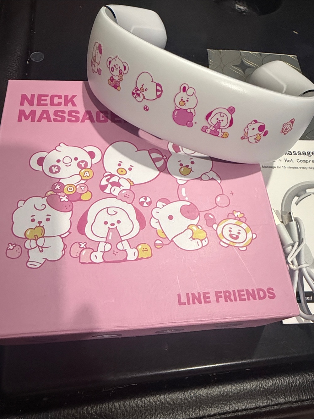 BTS/BT21 Pink Neck Massager - Line Friends brand new